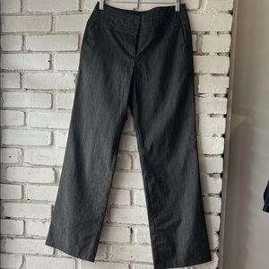 Women’s Dark Gray Straight-Leg Dress Pants petite fit